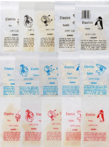Elásticos Dentales de Ortodoncia para Brackets