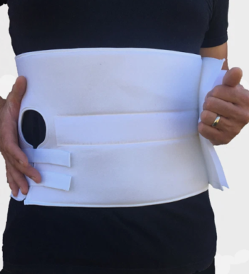 Faja post-operatoria para ostomía talla XL (30 cm alto) - Imagen 2