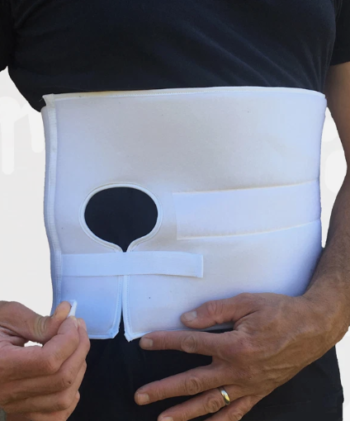 Faja post-operatoria para ostomía talla XL (30 cm alto) - Imagen 3