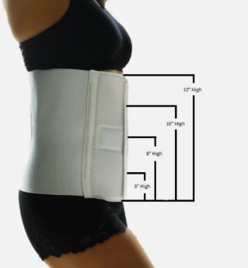 Faja post-operatoria para ostomía talla XL (30 cm alto) - Imagen 5